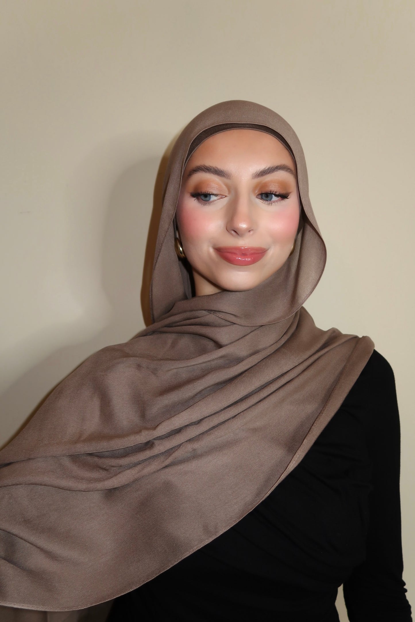 HAZELNUT CREAM HIJAB SET