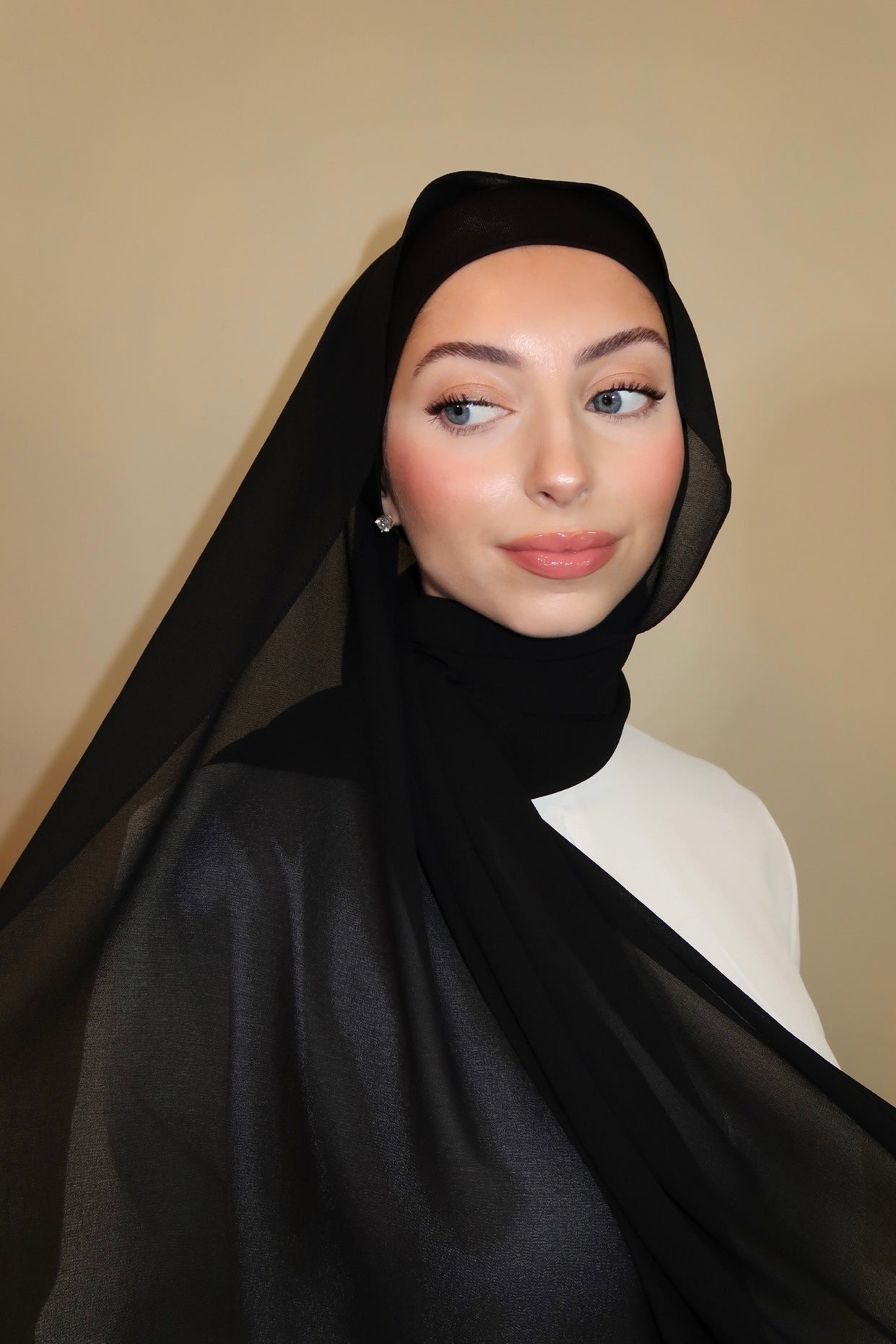 BLACK HIJAB SET