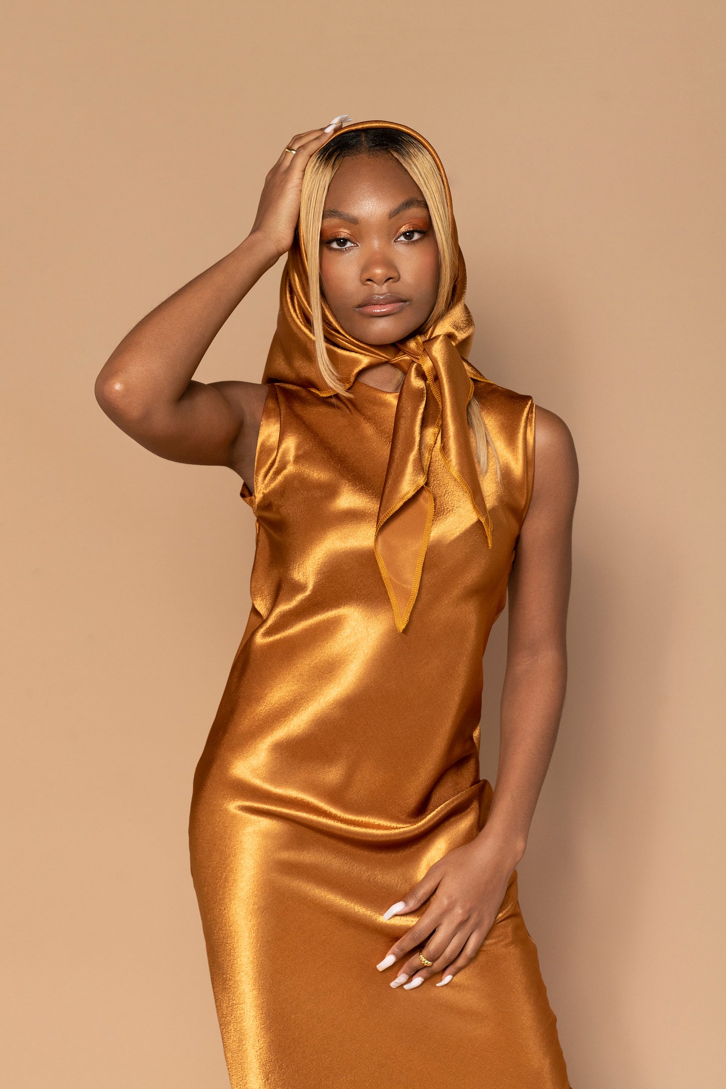 AMBER BIAS MAXI DRESS