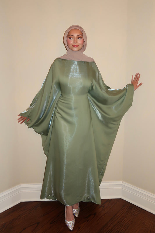SAGE BUTTERFLY ABAYA