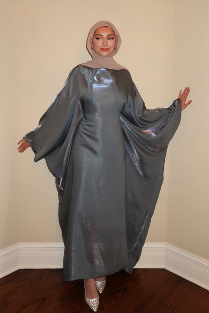 CHARCOAL BUTTERFLY ABAYA