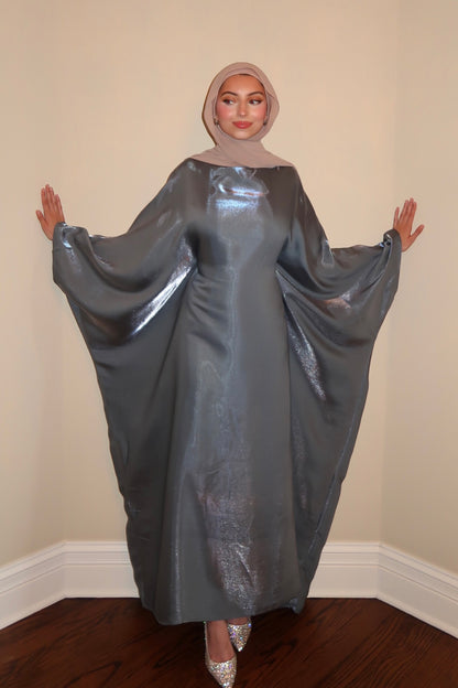 CHARCOAL BUTTERFLY ABAYA