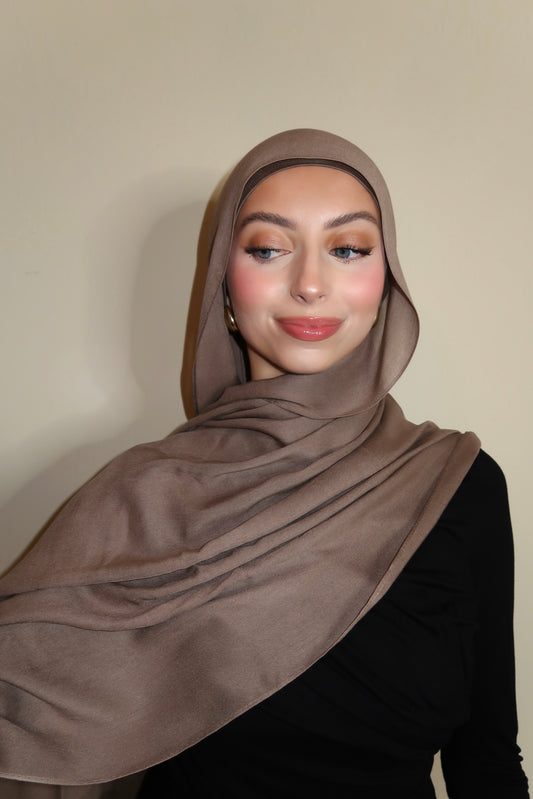 HAZELNUT CREAM HIJAB SET